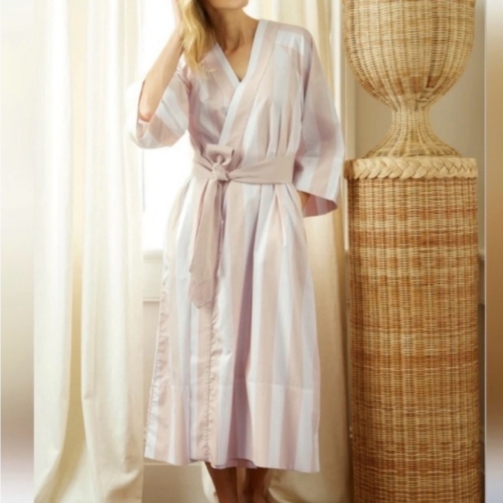 LAKE Women's Striped Kimono Robe